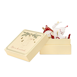 Набор елочных игрушек LUKNO "Щелкунчик", 3 шт, красно-золотой